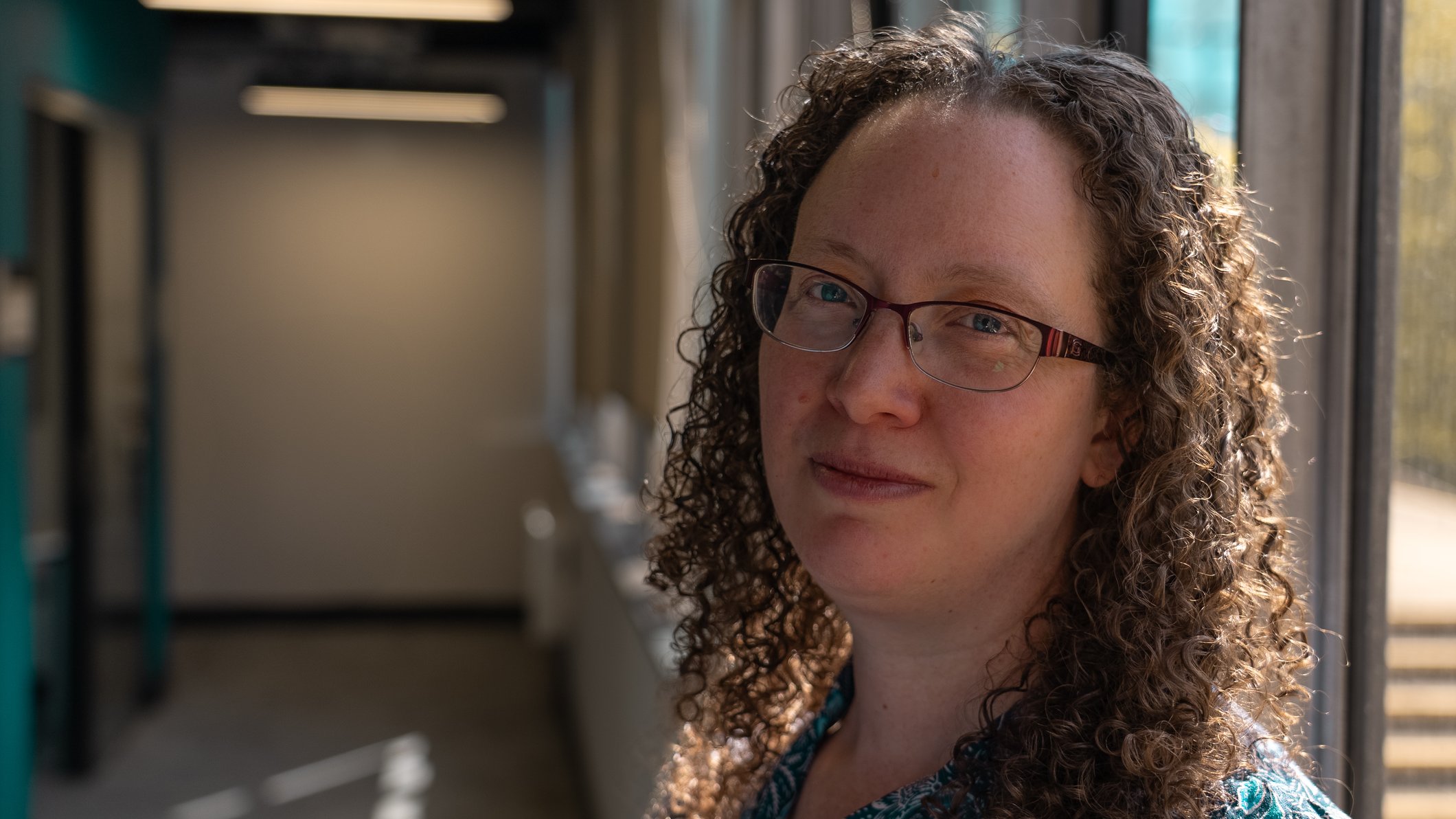 Jenny Sexton, Data Science lecturer looking into the camera 